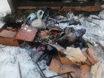 В Новомичуринске при пожаре в пятиэтажке пострадал пенсионер 