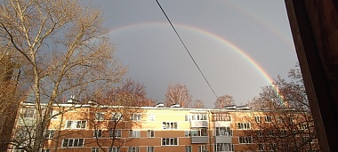 Фоторепортаж: над Рязанью возвысилась двойная радуга - 62ИНФО Фоторепортаж: над Рязанью возвысилась двойная радуга