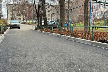 В Рязани отремонтировали дворы домов на улице Керамзавода