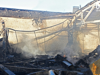 Расследование причин пожара на бывшем «Центролите» отложили