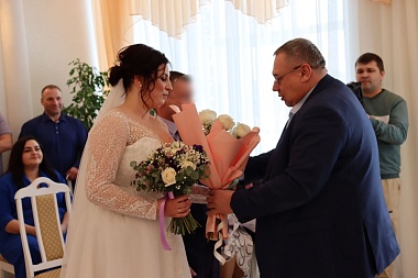 Касимовский участник СВО женился на знакомой детства