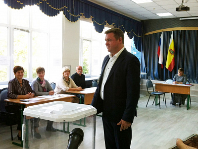 Николай Любимов проголосовал на выборах губернатора Рязанской области