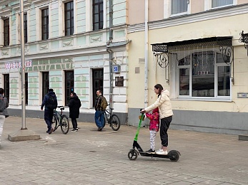В Рязани начался сезон велосипедов и самокатов