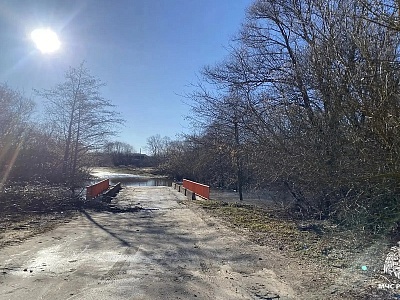 9 мостов в регионе по-прежнему остаются под водой