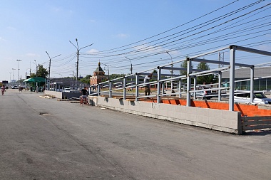 Мэрия Рязани объяснила перенос сроков окончания ремонта перехода у ТЦ «Барс»