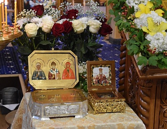В Рязанскую область доставили мощи блаженной Матроны Московской и Николая Чудотворца