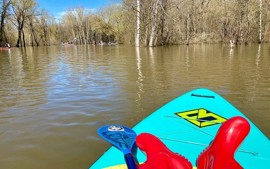 На "Рязанском море" в Лесопарке проведут сап-заплыв по предложению губернатора