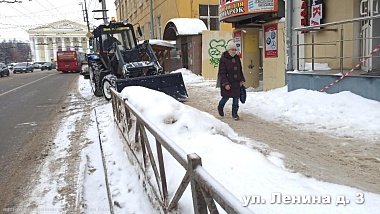 Рязанские управляющие компании оштрафуют за наледь и сосульки на домах