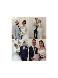 Рязанский ЗАГС показал фото свадеб февраля-2024