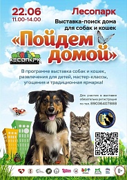 В рязанском Лесопарке состоится выставка бездомных животных