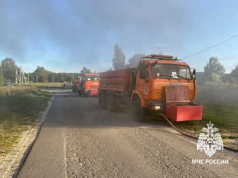 Рязанские пожарные за сутки потушили четыре пожара