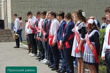 В районах Рязанской области 22 мая отметили «Последний звонок»