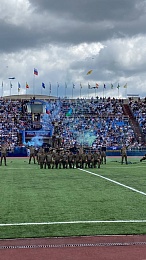 В Рязани День ВДВ отметили показательными выступлениями десантников и прыжками с парашютом