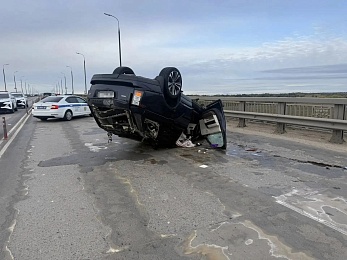 В массовом ДТП на Солотчинском мосту 2 человека погибли, 3 пострадали