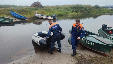 Рязанские спасатели нашли заблудившегося на озере рыбака 