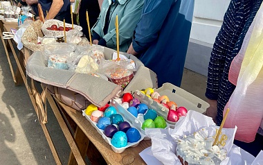 Фоторепортаж перед праздником: рязанцы освящали пасхальные куличи