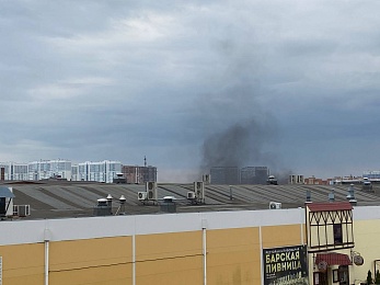 Рязанцы заметили чёрный дым в районе Мясокомбината