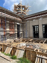 Жителям показали установку будущего павильона для библиотеки на Рязанской ВДНХ