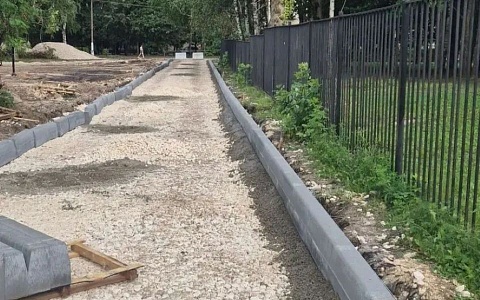 В Шиловском районе продолжается благоустройство парка
