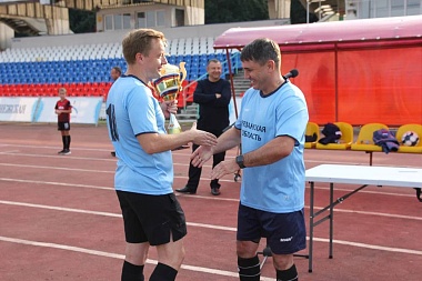 Состоялся футбольный матч между командами администрации Рязани и правительства области