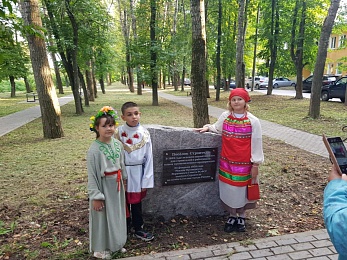 Ко Дню города в рязанском Строителе появился памятник основанию поселка