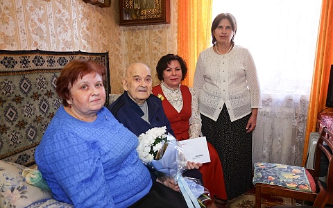 В Рязани ветеран ВОВ Александр Борщевский отметил 100-летний юбилей