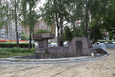 Мэр Рязани Артёмов проинспектировал ход благоустройства у вокзала «Рязань-2»