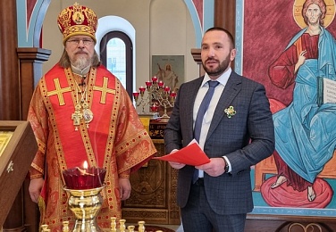 Митрополит Марк освятил храм-часовню в Академии ФСИН в Рязани 