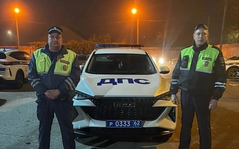В Рязани сотрудники ДПС помогли 11-летнему мальчику на федеральной трассе