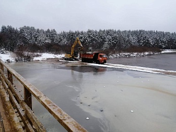 Ремонт моста в Деулине завершился