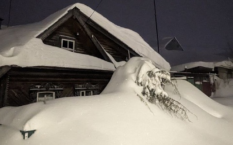 В Касимове дома завалило снегом под крышу
