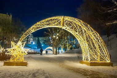Последние дни красоты: названы сроки прощания с иллюминацией в Рязани