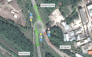 У платного путепровода на Восточной окружной Рязани меняют движение из-за пробок