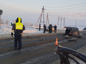 Три человека пострадали в массовой аварии в Рязанской области 24 января