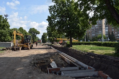 Мэр Рязани Артёмов проинспектировал ход благоустройства у вокзала «Рязань-2»