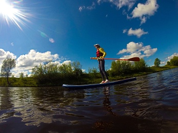 Встань и греби. Первопроходец сапсёрфинга в Рязани — о путешествиях, приключениях и красоте родной природы