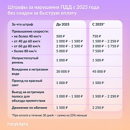 Новые штрафы: изменения с 2025 года для российских автомобилистов