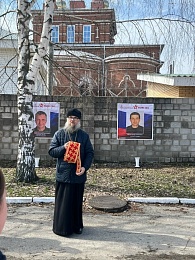 В Кадоме разместили портреты фронтовиков на Аллее героев СВО