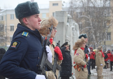 Рязанские курсанты-десантники продолжают 850-километровый лыжный поход в память о Вяземской операции