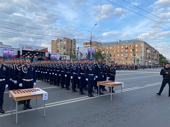В Рязани встретили с парада Победы в Москве курсантов училища ВДВ