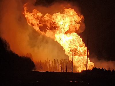 Следственный комитет занялся взрывом газопровода в Рязанской области
