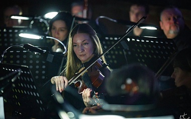 В Рязанской области оркестр сыграл концерт «Русская зима»