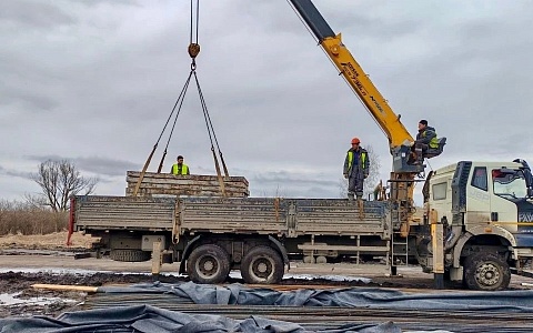 В Пронском округе стартовал ремонт моста через реку Роговую