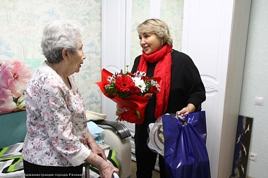 В Рязани отпраздновала вековой юбилей ветеран ВОВ Бася Митрофанова