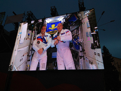 Экипаж Международной космической станции поздравил десантное училище со столетием 