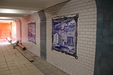 Подземный переход у торгового дома «Барс» готов на 80%