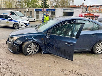 В Рязани в ДТП пострадали водители ВАЗ-21154 и Chevrolet Cruze