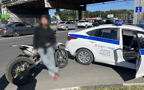 Штраф до 15 000: в Рязани задержан очередной подросток на мопеде