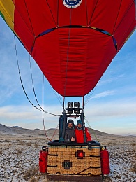 Рязанский воздухоплаватель пролетел 160 км на шаре из Кузбасса в Хакасию