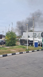 В Рязани очевидцы сообщили о пожаре у АЗС на Михайловском шоссе